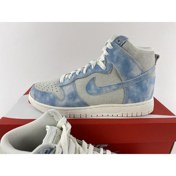 Nike Dunk High SE Clouds Women's Sneakers Shoes Blue White FD0882-400 - Picture 5 of 12
